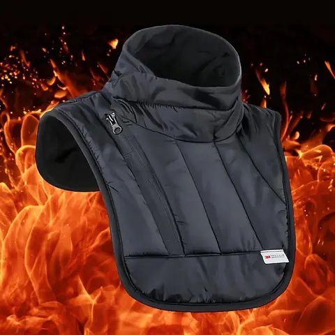 Practical Polyester Motorcycle Neck Warmer - Wind-Resistant, Wrap-Style, Portable, Breathable, Thermal Head-Neck Accessory for Men’s Cold-Weather Motorcycle Riding & Outdoor Activities