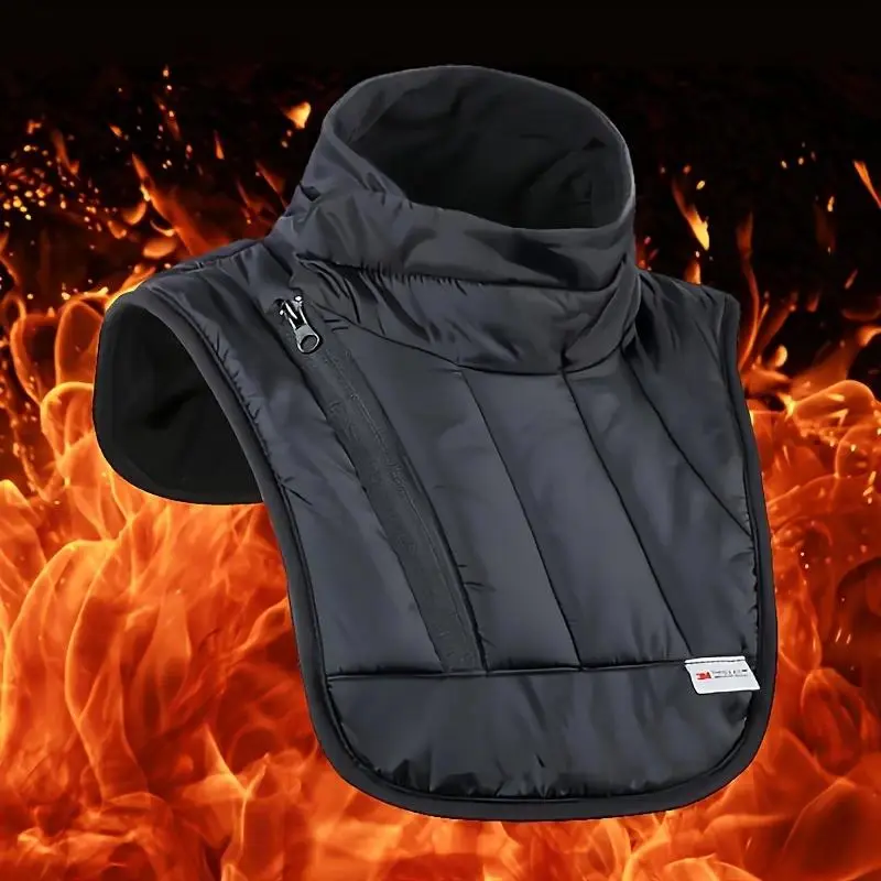 Practical Polyester Motorcycle Neck Warmer - Wind-Resistant, Wrap-Style, Portable, Breathable, Thermal Head-Neck Accessory for Men’s Cold-Weather Motorcycle Riding & Outdoor Activities