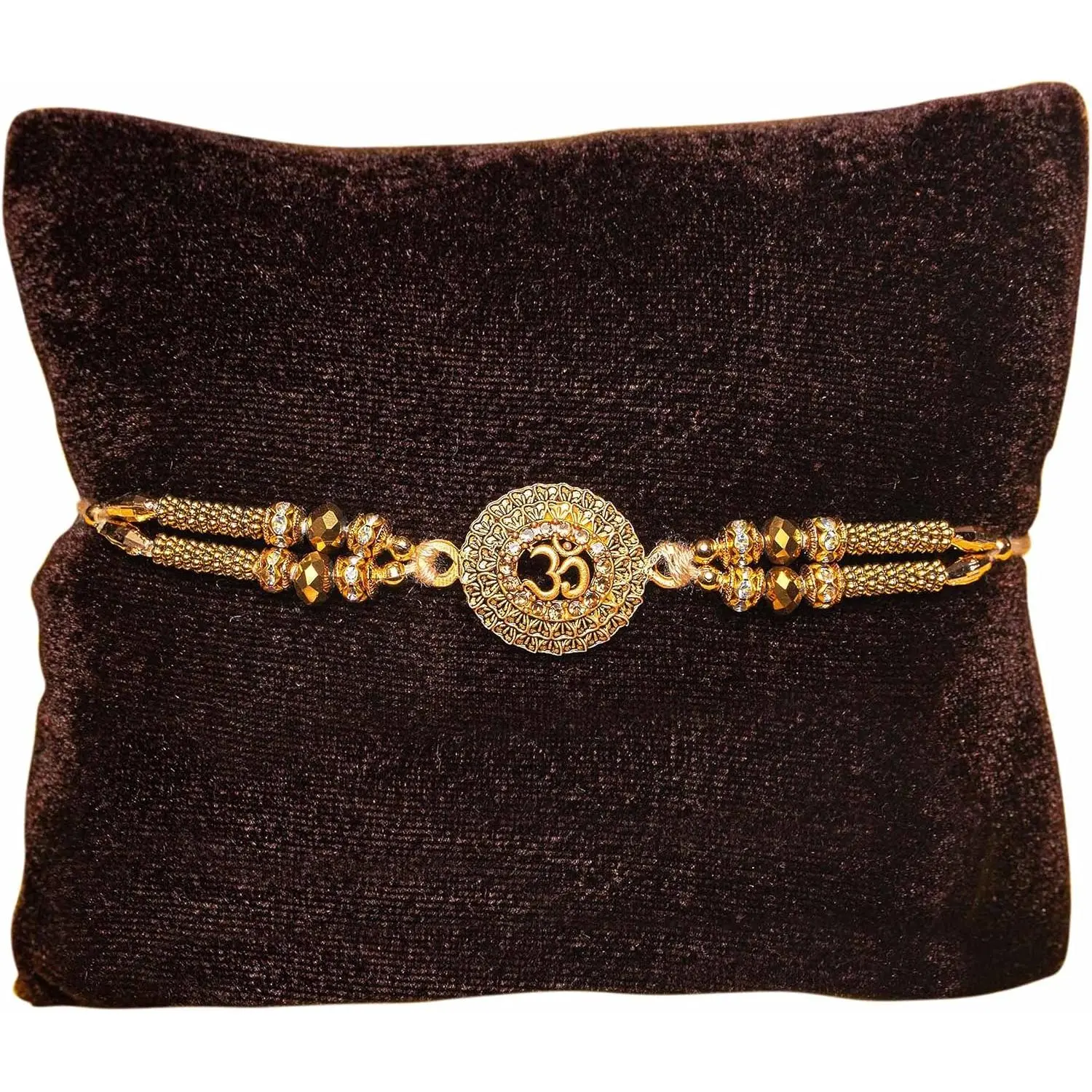 Rakhi for  with Roli | Resham Dhaga Rakhi Bracelet, Traditional  Raksha Bandhan  for , Sister, Nephew, Cousin
