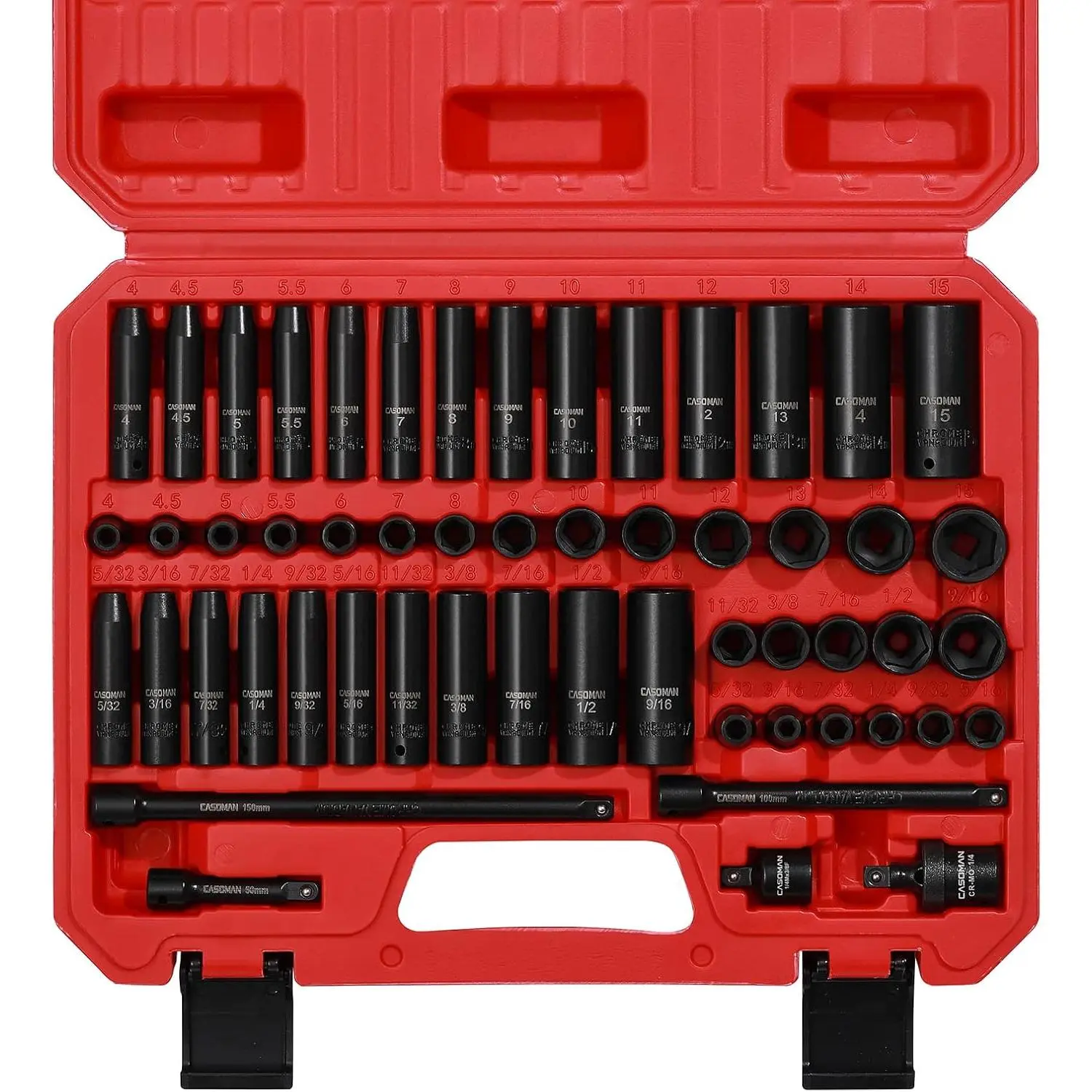 1/4"Drive 55pcs Impact Master Socket Set