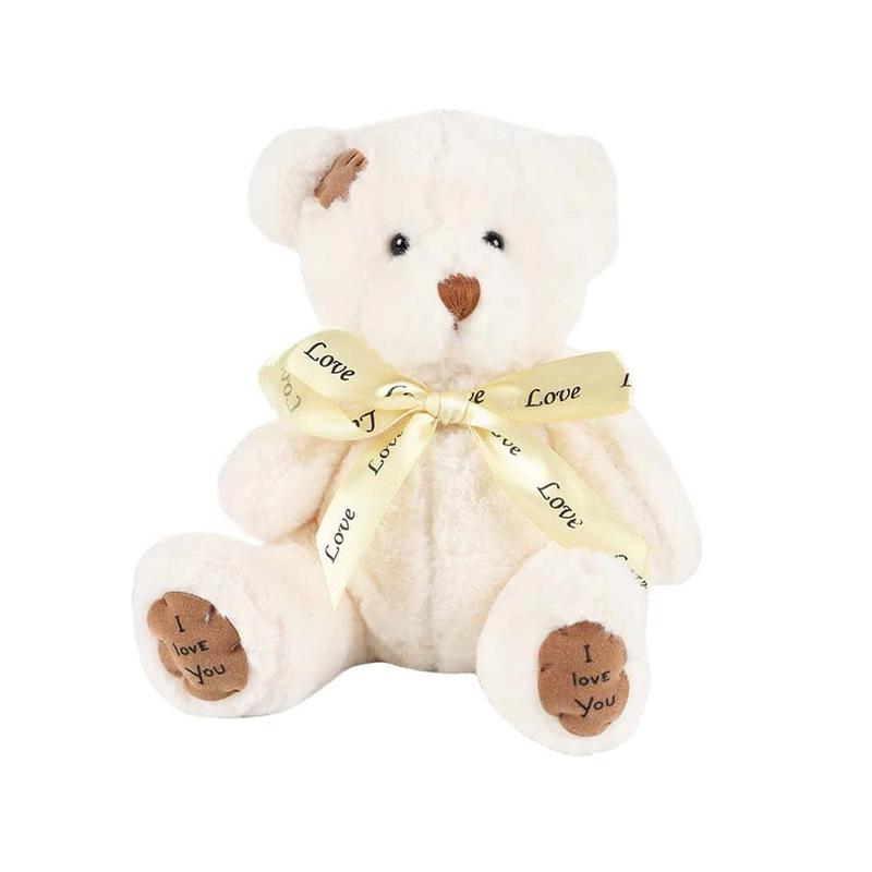 17cm/6.69in Teddy Bear Plush Toys Cute Bow Tie Bear Stuffed Animal Toys Available in Three Colours For Birthday Teddybear