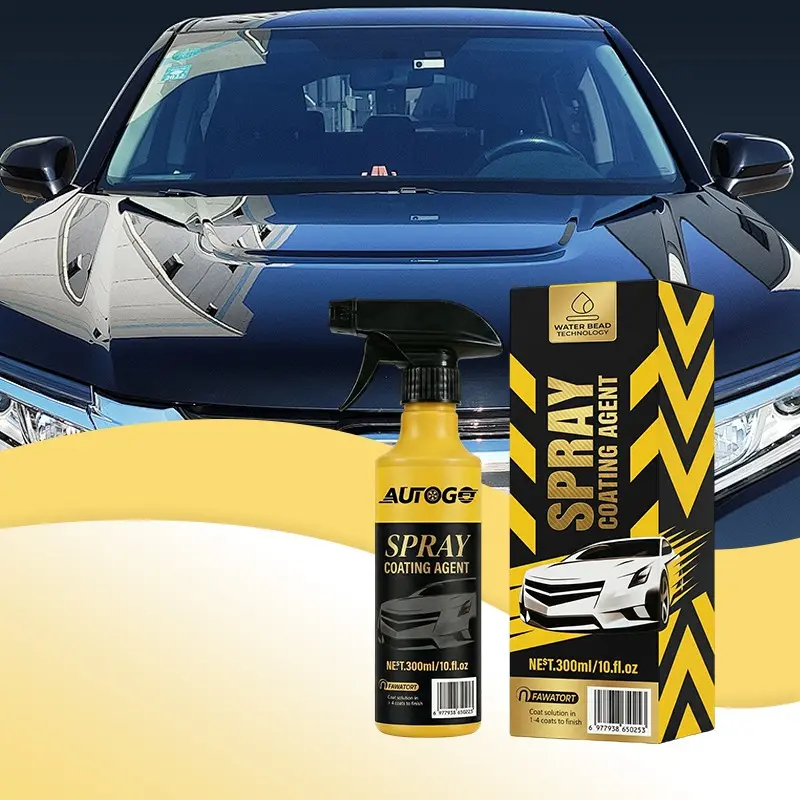 Nano automotive coating agent, car paint coating spray, Protective coating, hydrophobic, stain-resistant, and brightening, for car detailing and maintenance.