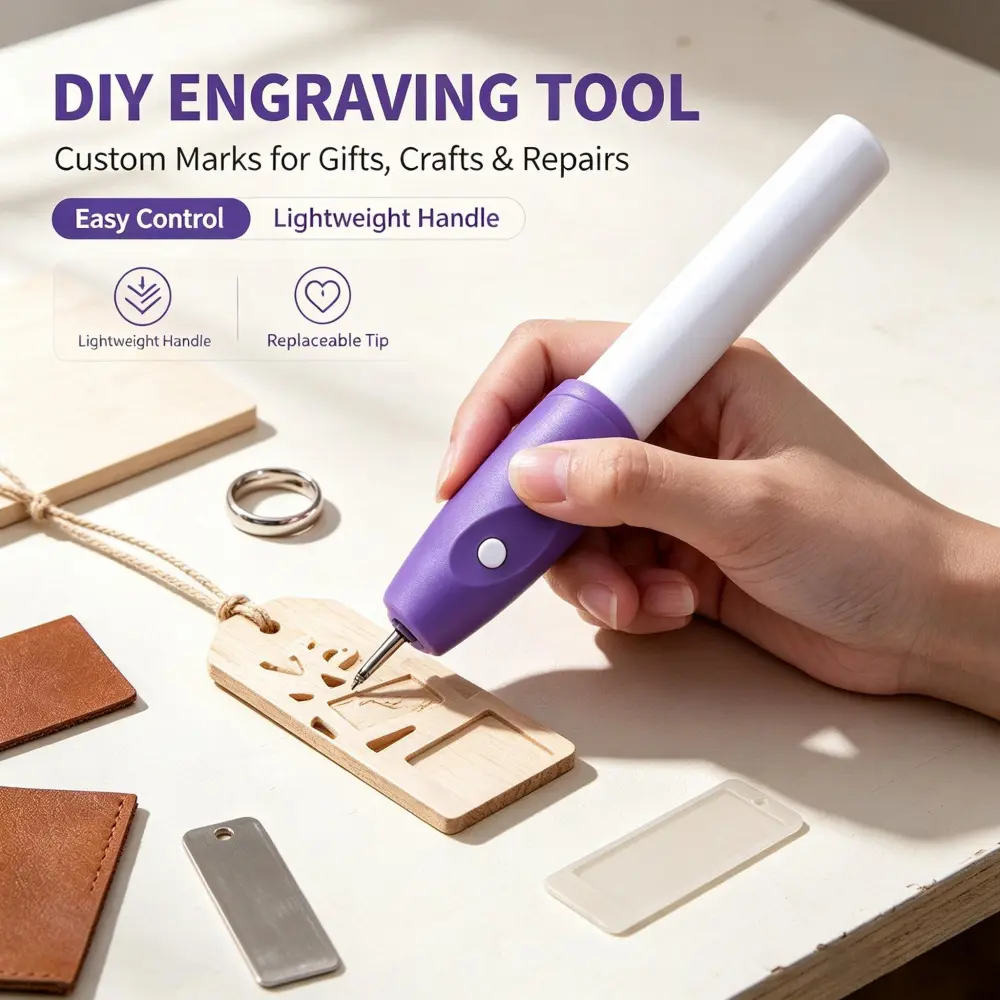 Portable Small Electric Engraving Machine Handheld Electric Engraving Pen Metal Glass Bamboo Wood DIY Marking Tool