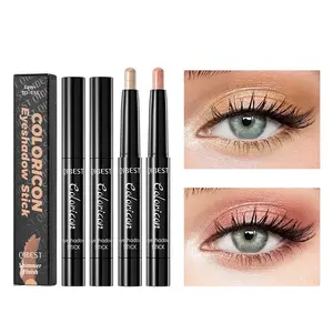 Shimmer Eyeshadow Stick, Easy One-Swipe Application, Waterproof Longwear, Smudge-Proof Natural Glow Eye Makeup for Beginners