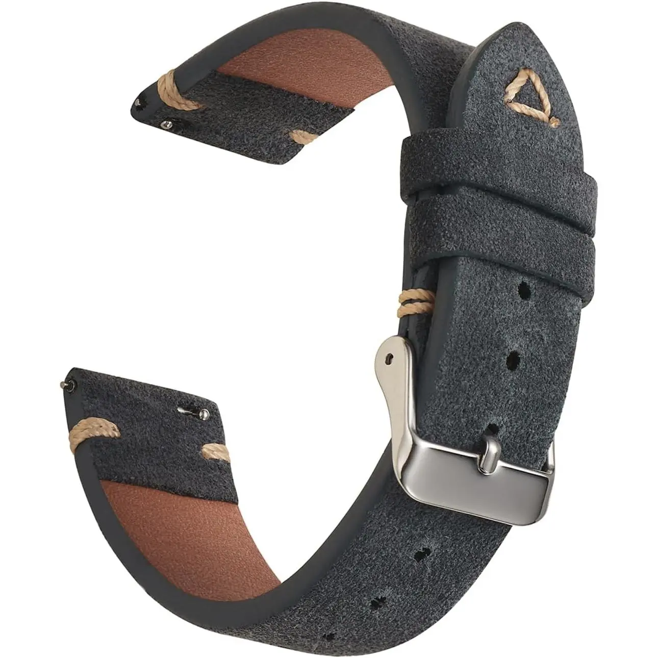 Quick Release Suede Leather Watch Bands Vintage Watchband for Men Watch Strap 18mm 19mm 20mm 21mm 22mm 24mm
