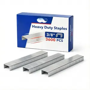 - Heavy Duty  Office , 3600 count  for Stapler, 60 Sheet Staple, 3/8 inch Length, Office Staple, Galvanized Rust-Resistant for School, , Documents