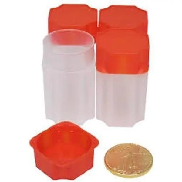1oz, Square  Tubes, 5 Pack.