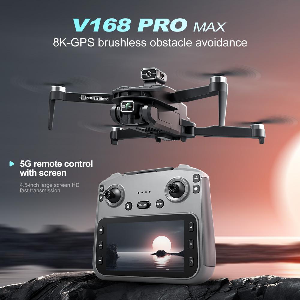 2026 New Year Gift GPS drone 5G drone with 4.5in screen controller optical flow visual hover increased stability and Easy Control