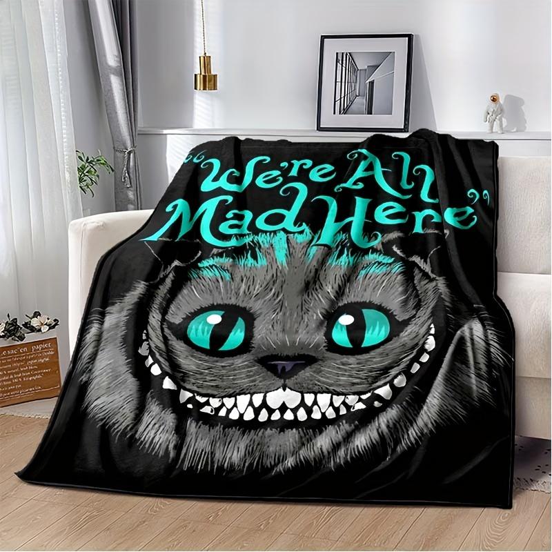 1pc Cat Monster Blanket Soft And Cozy Flannel Blanket, All-Season Comfort Suitable As A Warm Cozy Blanket For Home Sofas, Bedding, Office Napping, Travel, And Camping, Perfect As A Gift For Friends And Family