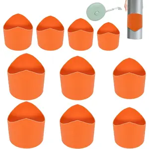 10 Pack Precision Pipe Saddle Template Cutting Guide, Time-Saving Layout Tool for Accurate Arc Edge Contour, for Welding Plumbing on ¾ inch to 8 inch (DN20mm-DN200mm) Pipes