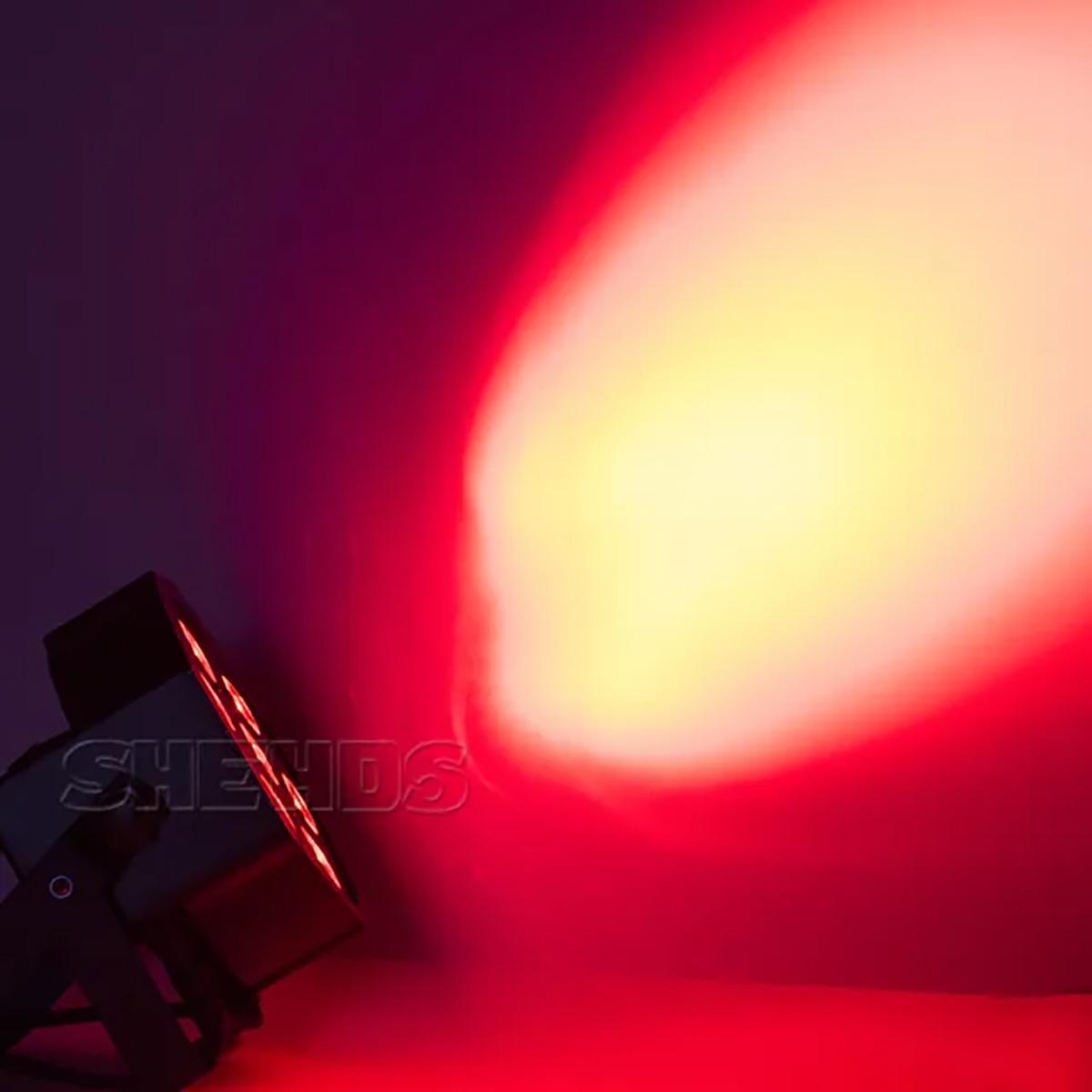 SHEHDS Par Can Lights LED 7x18W RGBWAP 6in1 Wash Stage Lights Remote and DMX512 Control Uplights Sound Activated Auto Run Flat Par DJ Lights for Christmas Wedding Party Disco SHEHDS Par Can Lights LED 7x18W RGBWAP 6in1 Wash Stage Lights Remote and DMX512 Control Uplights Sound Activated Auto Run Flat Par DJ Lights for Christmas Wedding Party Disco