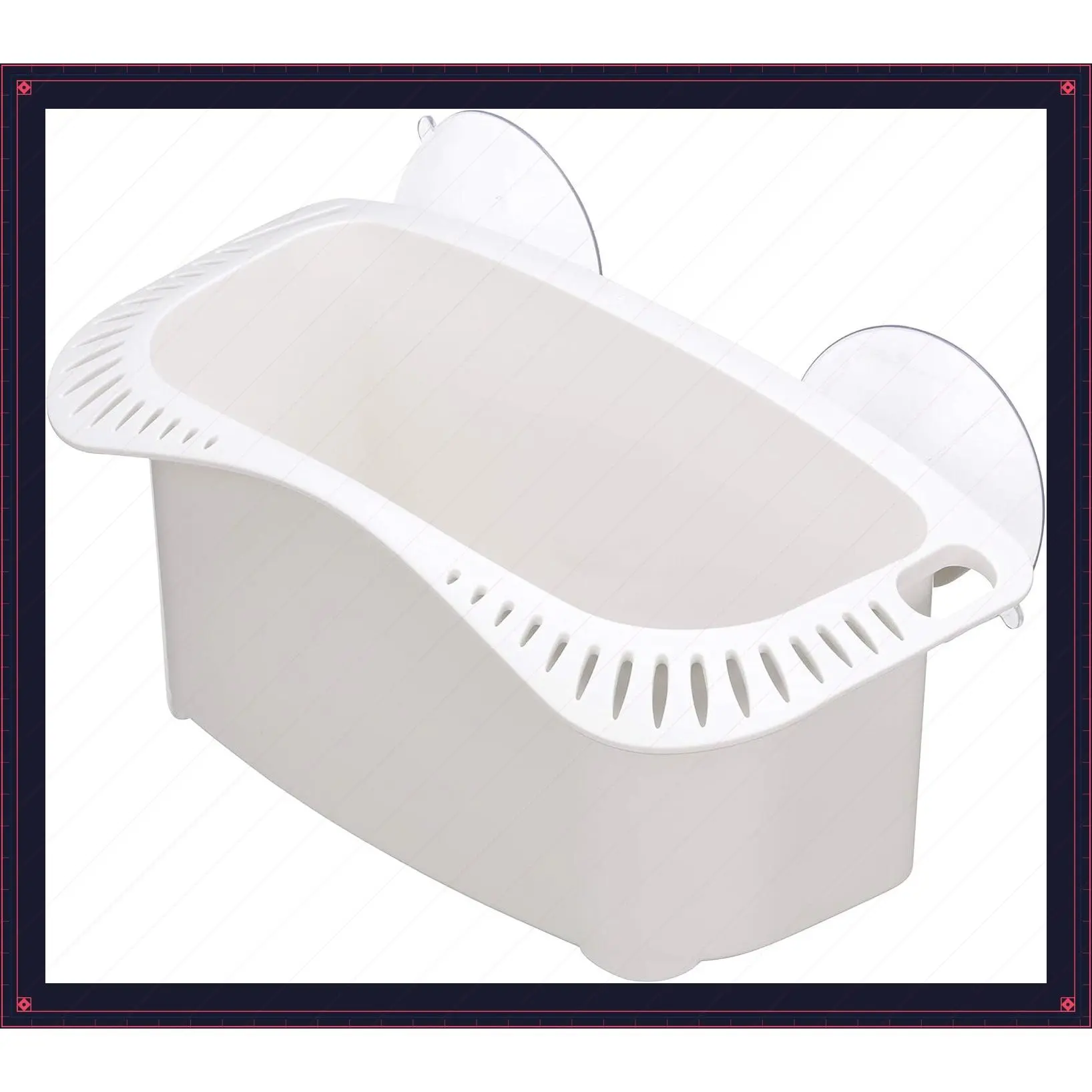Boat Cockpit Caddy Fishing Gear Organizer with Slots for Over 22 Lures and Personal Items, White PlasticGift