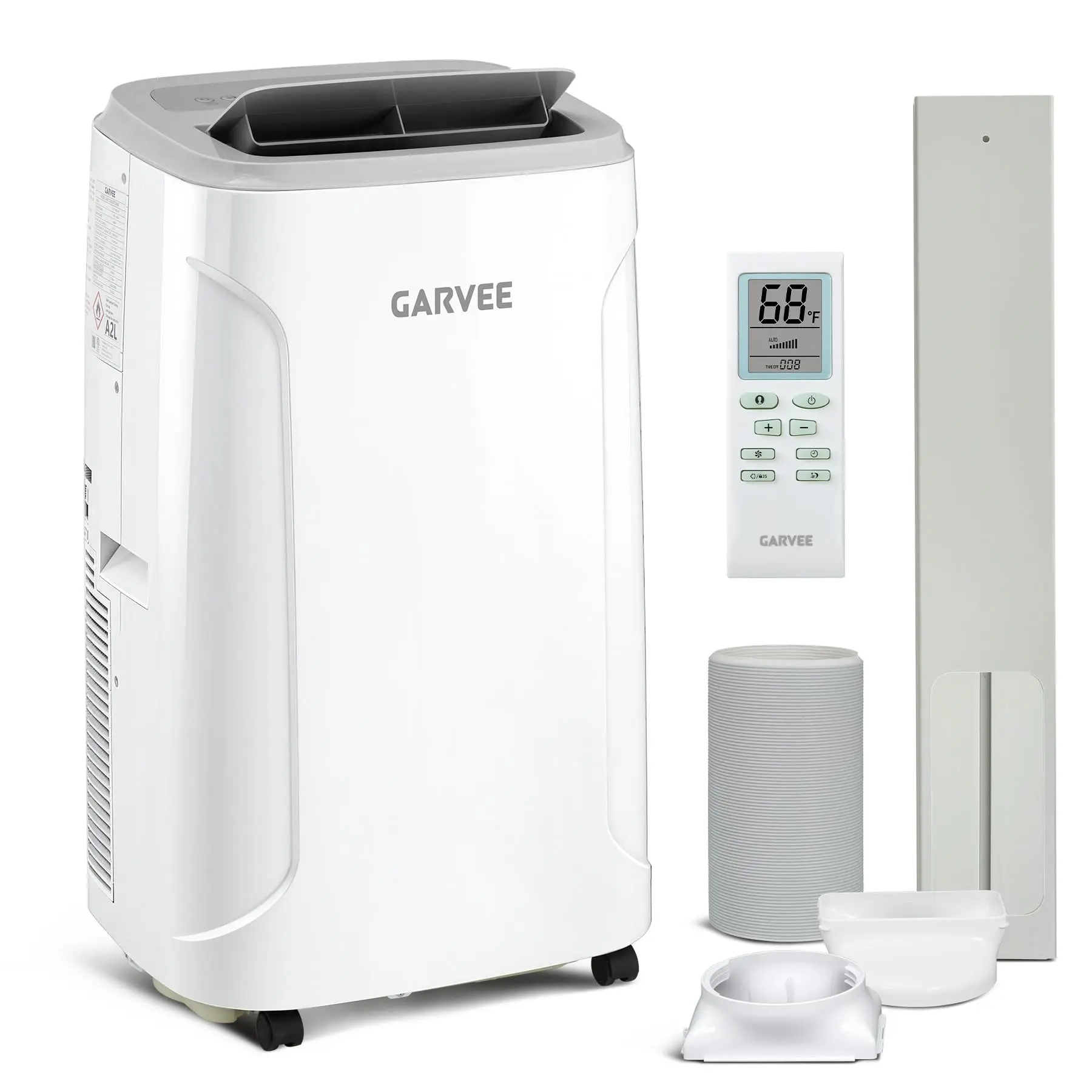 Powerful 14,000 BTU Portable AC Unit - Fast Efficient Cooling, Easy to Move, User-Friendly Design, Ideal for Home and Office Use