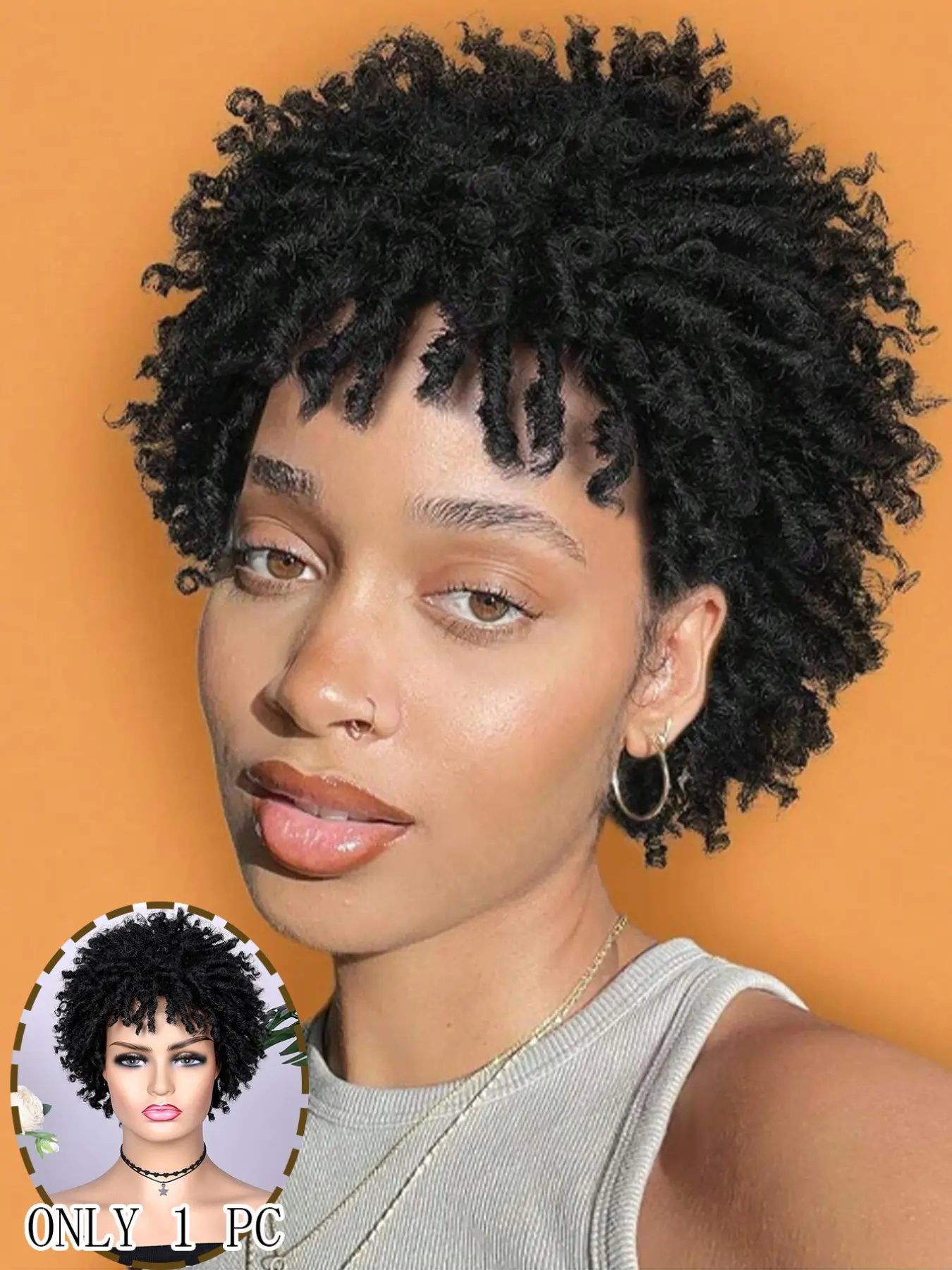 Short Dreadlock Wig for Black Women And Men Afro Cury faux Locs Hair Wigs Black Short Braided Wigs Glueless Afro kinky Twist Wigs Synthetic Short Dreads Wig Glueless Wear Wig Synthetic Material Wigs