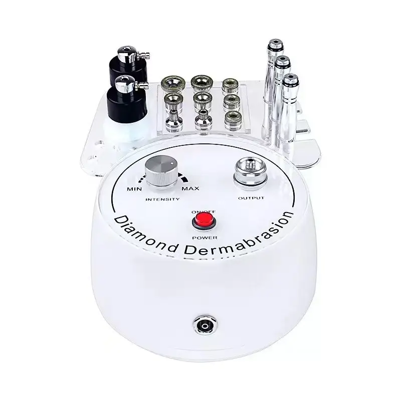 Three-In-One Diamond Microcarving Exfoliator, Facial Cleansing Oxygen Injector, Vacuum Blackhead Remover, Beauty Instrument
