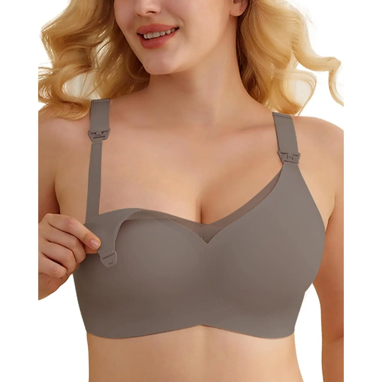 Br for Bretfeeding Mesh Lace Seamless Maternity Bra  Sleep  Bralette