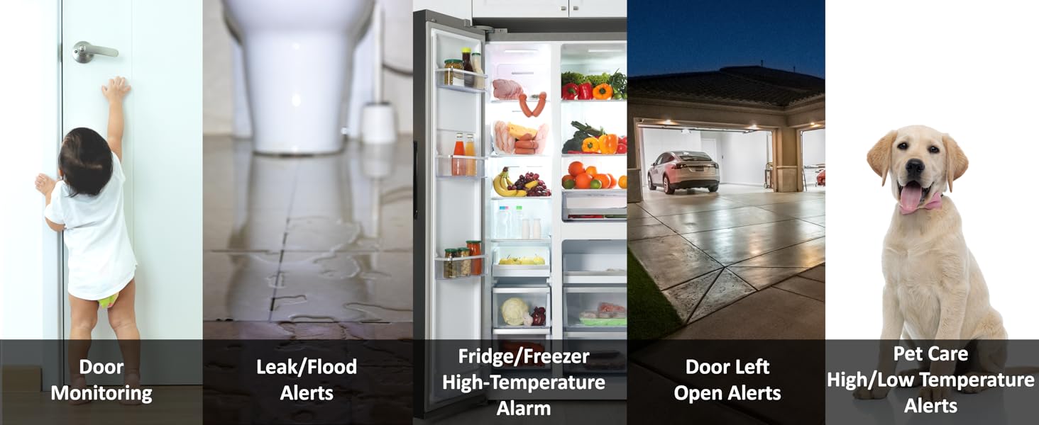 Smart Siren Alarm, Wireless Home Security Alarm with 110 dB Loud Audible Alerts, Remote Control, Compatible with Alexa, Google, Home Assistant, IFTTT - Hub Required