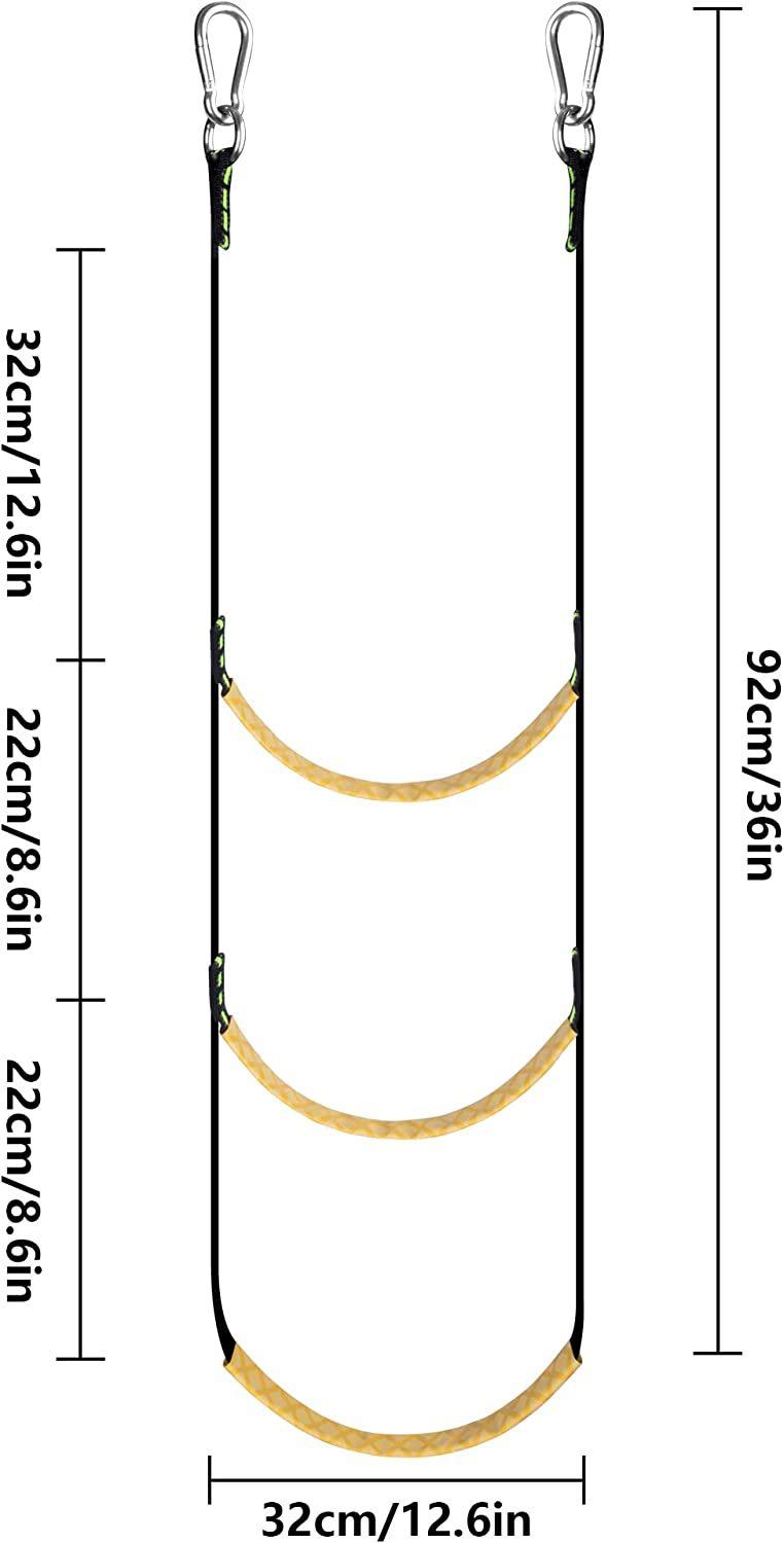 Standing up and Down Rope Ladder, Yacht Folding Hook Ladder, Water Entertainment Inflatable Very Simple Ladder
