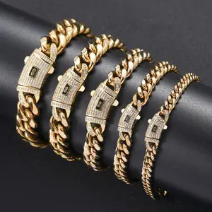 olylegend 14K Real Gold-Plated Royal Monaco Cuban Bracelet, Italian Jewelry for Men & Women, Mother’s Day Gift for Fashion Lovers, Perfect for Every Occasion!Father's Day Gift