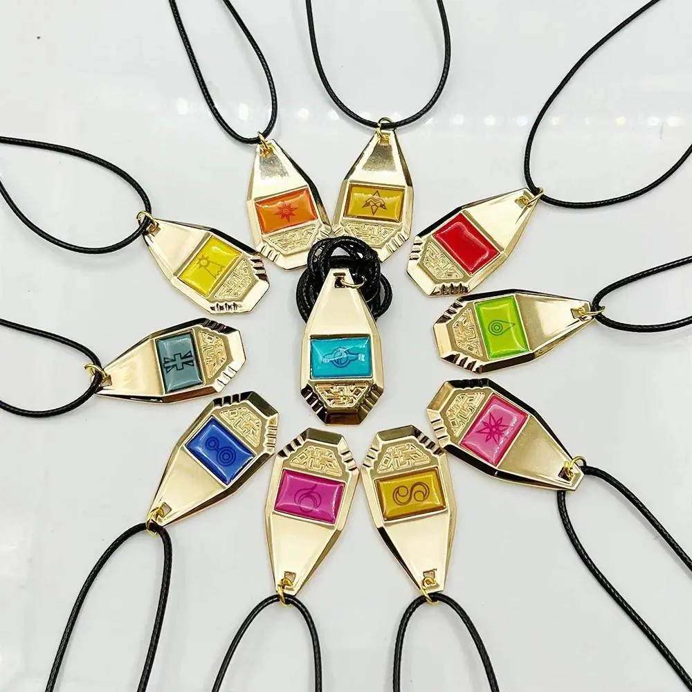 Anime Digimon Adventure Cosplay Necklace Digital Monster Unisex Tag Crest Badges Pendant Choker Jewelry Accessories Gift