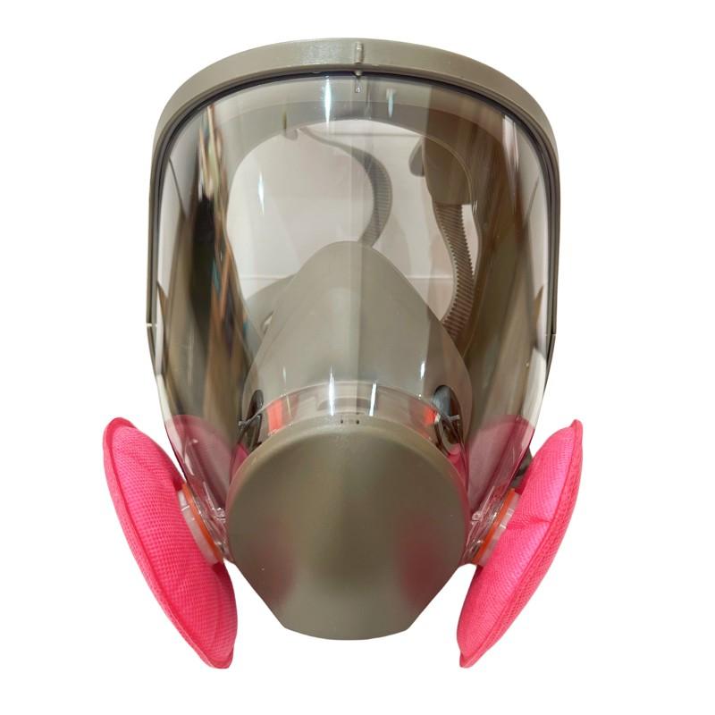 Reusable Full Face Mask with Filter, Full Face Mask with Filter, Dustproof & Poison-Proof Mask, Suitable for Painting, Woodworking, Construction, Grinding, Dustproof Gasproof Mask