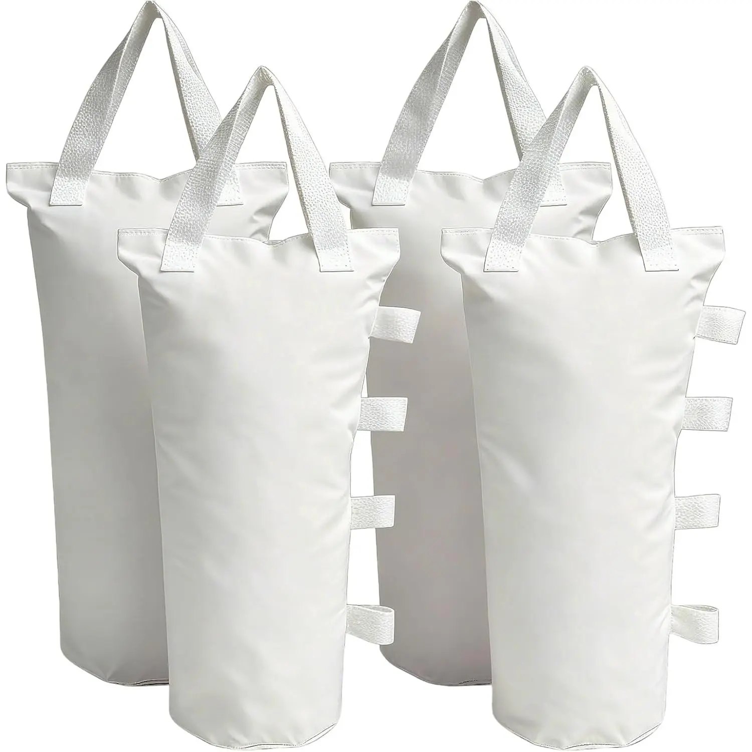 Canopy Weights Bag  Weight for Pop up Canopy Tent Gazebo Patio  Outdoor Sun Shelter,120LBS Tent Weight Sand Bags (4Set White)
