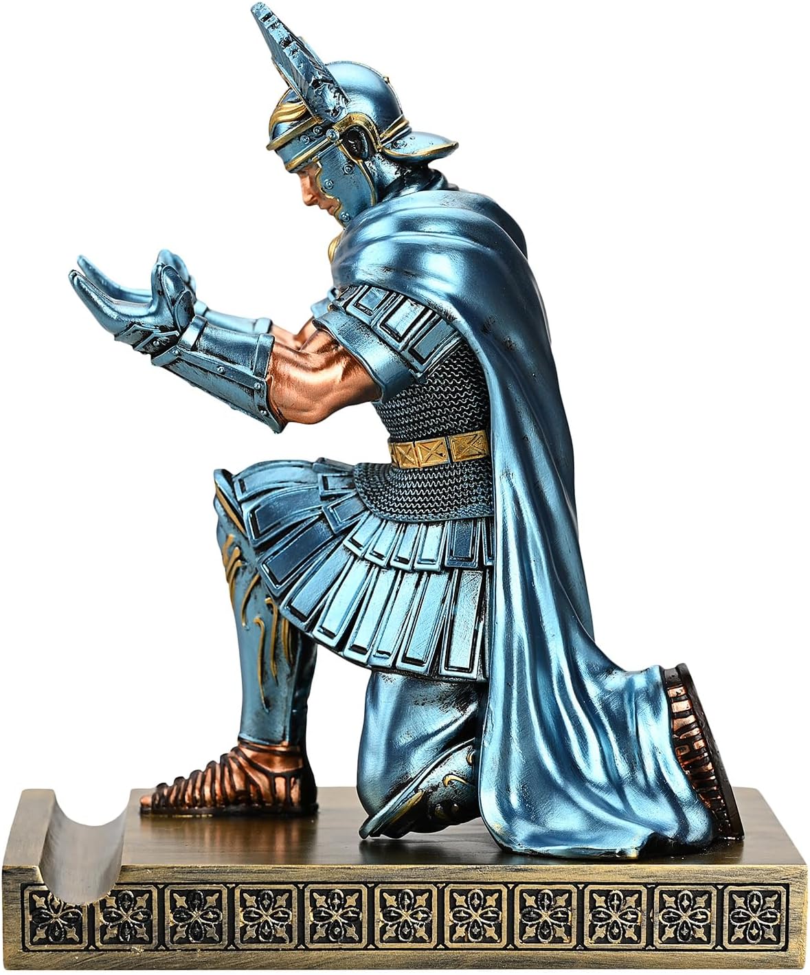 Centurion Cloak Warrior Knight Pen Holder Mobile Phone Stand Desk Organizers and Accessories as for Office and (Blue) Centurion Cloak Warrior Knight Pen Holder Mobile Phone Stand Desk Organizers and Accessories as for Office and (Blue)