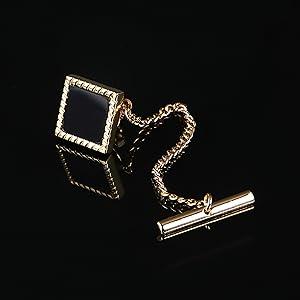 THUNARAZ 8 Pcs Vintage Tacks for Men Regular Ties Necktie Cool Pins With Chain for Dates Engagements Wedding Business Banquets Anniversaries Birthday Important Occasions Men's Jewelry for Christmas Gift