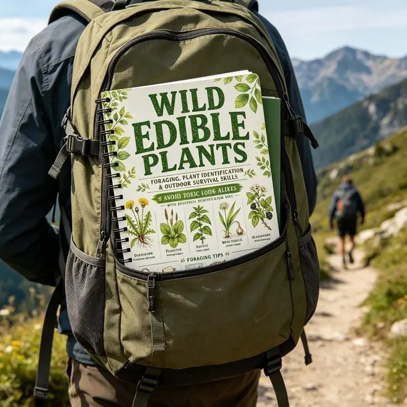 Beginner’s Guide to Edible Wild Plants, Handbook with Seasonal Harvesting Tips, Plant Identification Methods, Foraging Safety Notes & Simple Wild Food Recipes