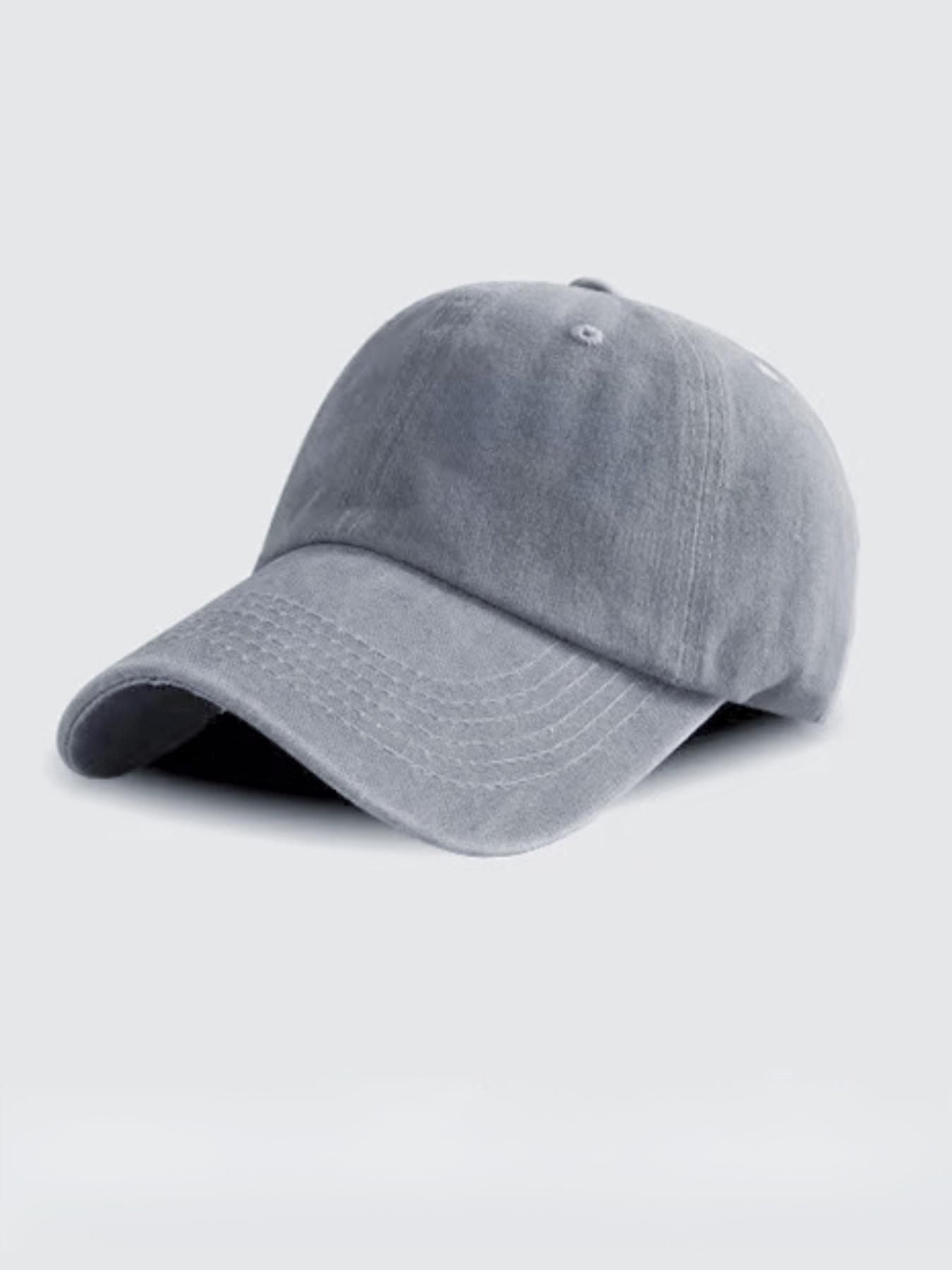 Unisex Casual Street Style Minimalist Solid Color Baseball Cap, New Trend All-match Sportive Baseball Cap, Trendy Hat for Men & Women for All Season