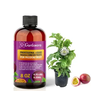 𝐏𝐑𝐄𝐌𝐈𝐔𝐌 Liquid Silica Plant Supplement - 8oz - Passion Fruit Plants Liquid Silica Boost Fertilizer - Stronger Stems & Healthy Leaves for Indoor & Outdoor Passion Fruits (Makes 45 Gallons)