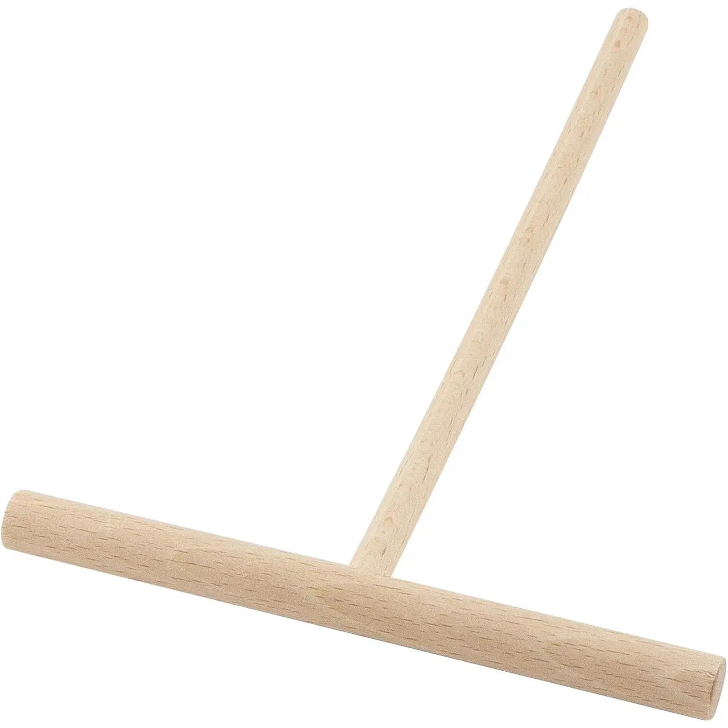 European Beechwood Crepe Spreader, 5.5-inch – Already Assembled, No-Splinter Wooden T-Shape Batter Tool –  Handcrafted Pancake Scraper for Tortillas, Roti & Galettes –  EU