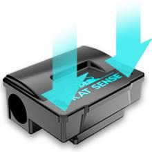 Rat Bait Station Traps, Reusable Humane Rodent Box Against Mice Chipmunks Squirrels That Work, Smart Tamper Proof Cage House to Secure Bait Block and Pellets, Mouse Bait Station Outdoor