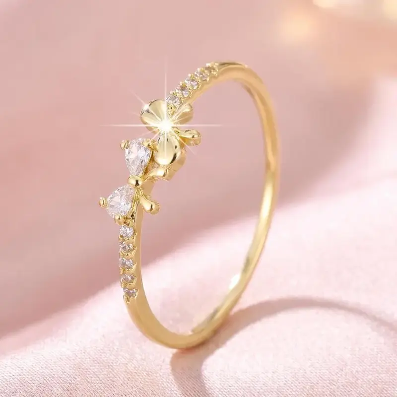 Butterfly Design Ring, Fashion Accessories for Women & Girls, Trendy All-match & Exquisite Jewelry for Birthday Gift, Fashion Rings