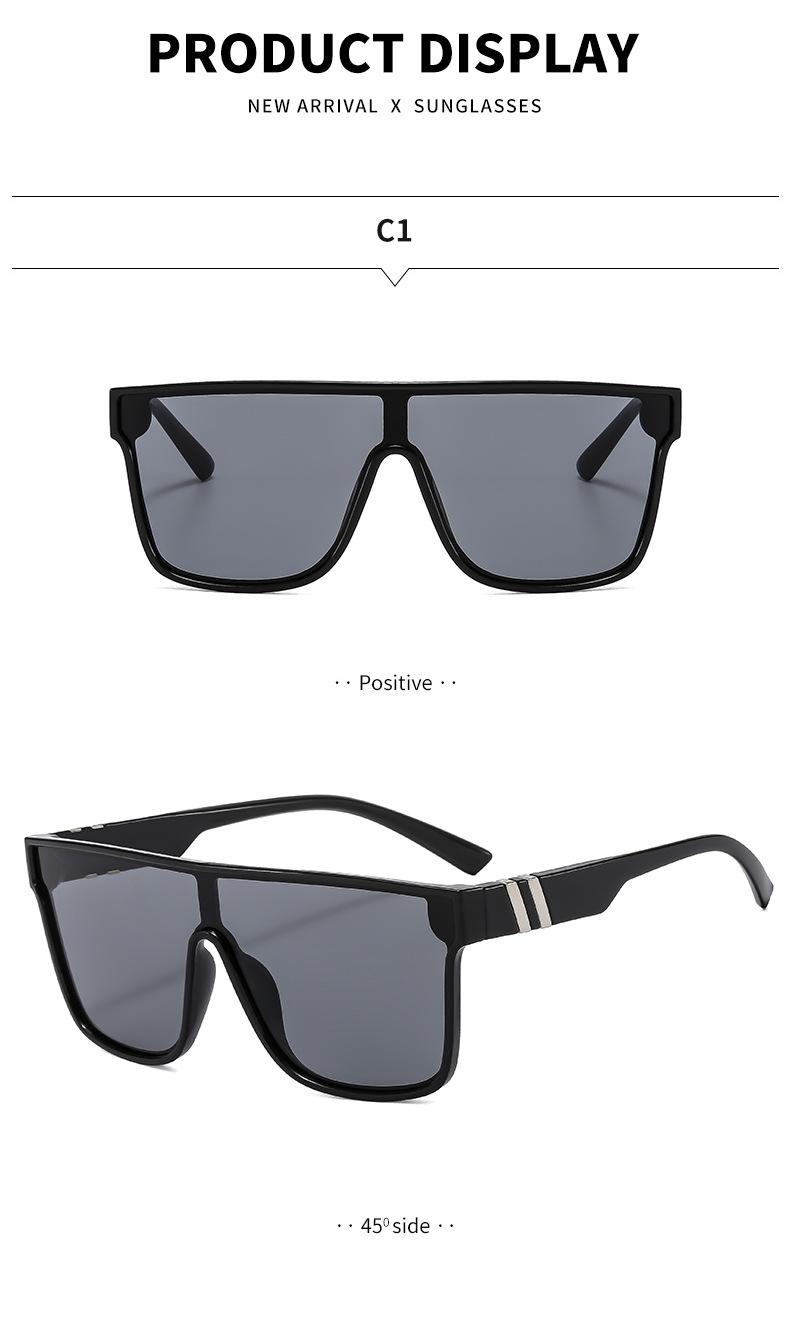 Sunglasses for men and women, true film one-piece sunglasses, outdoor cycling and fishing sunglasses, UV protection