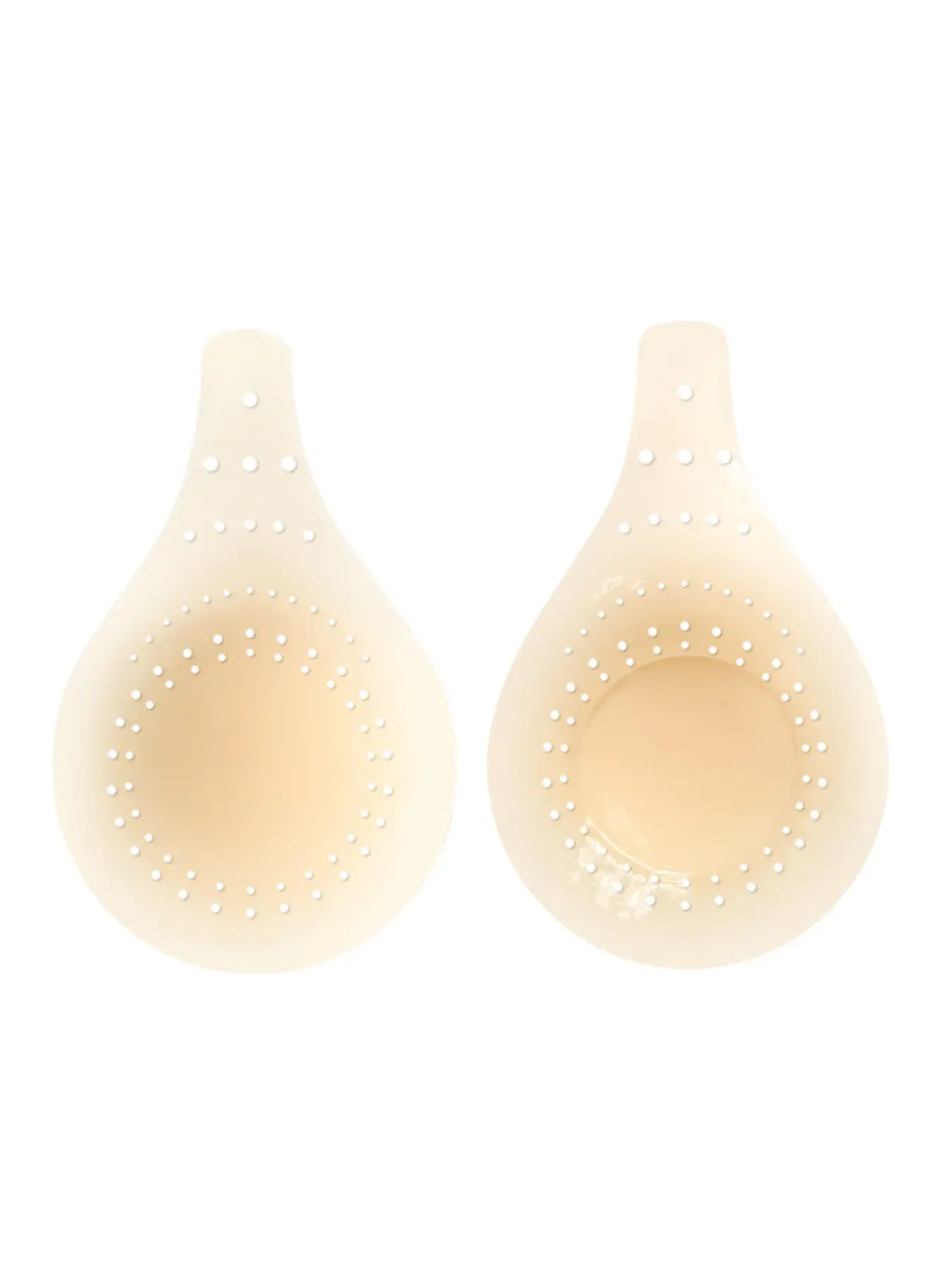 New Spiral Breathable Vent Breast Pads, Solid Silicone Invisible Seamless Fit Everyday Bra, Anti-Boob Swimsuit Wedding Dress Chest Pads