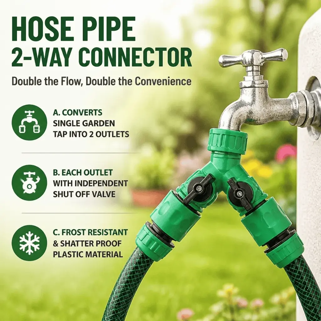 Leak-proof and high-pressure resistant water pipe connectors, dual-use water pipe adapters for kitchens and bathrooms, quick-install water pipe manifolds, dual-interface adapters, corrosion-resistant and explosion-proof water pipe tee connectors