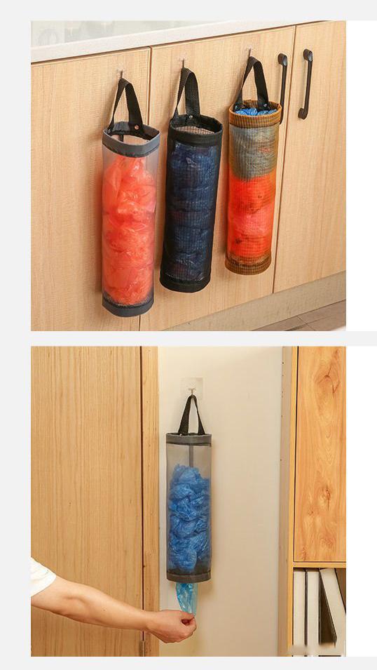 3pcs Kitchen Trash Bag Holder, Trash Bag Storage Bag