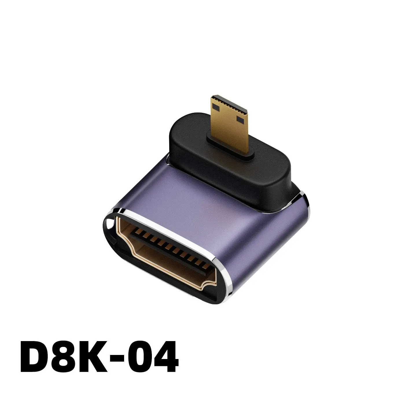 D8k-04 Hdtv Adapter for Mini/micro D Connector, Compatible with Hdtv Devices, Essential Accessory for Home Entertainment Systems