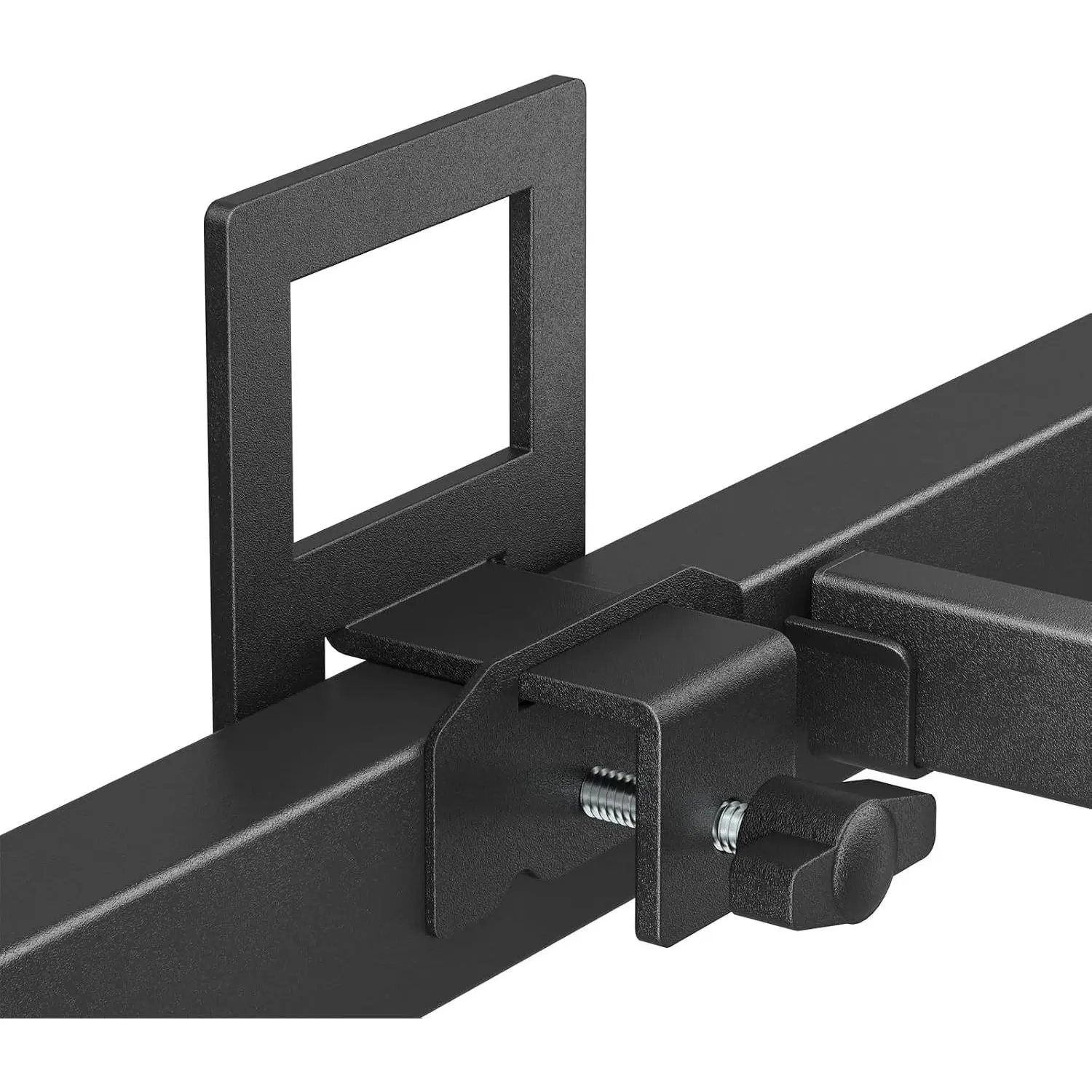 6 PCS Non Slip Mattress Gaskets for Metal Bed Frame, Anti-Slip Holder in Place Gripper, Mattress Slide Stopper, Adjustable Anti-Slip Baffle, Easy to Install, Black