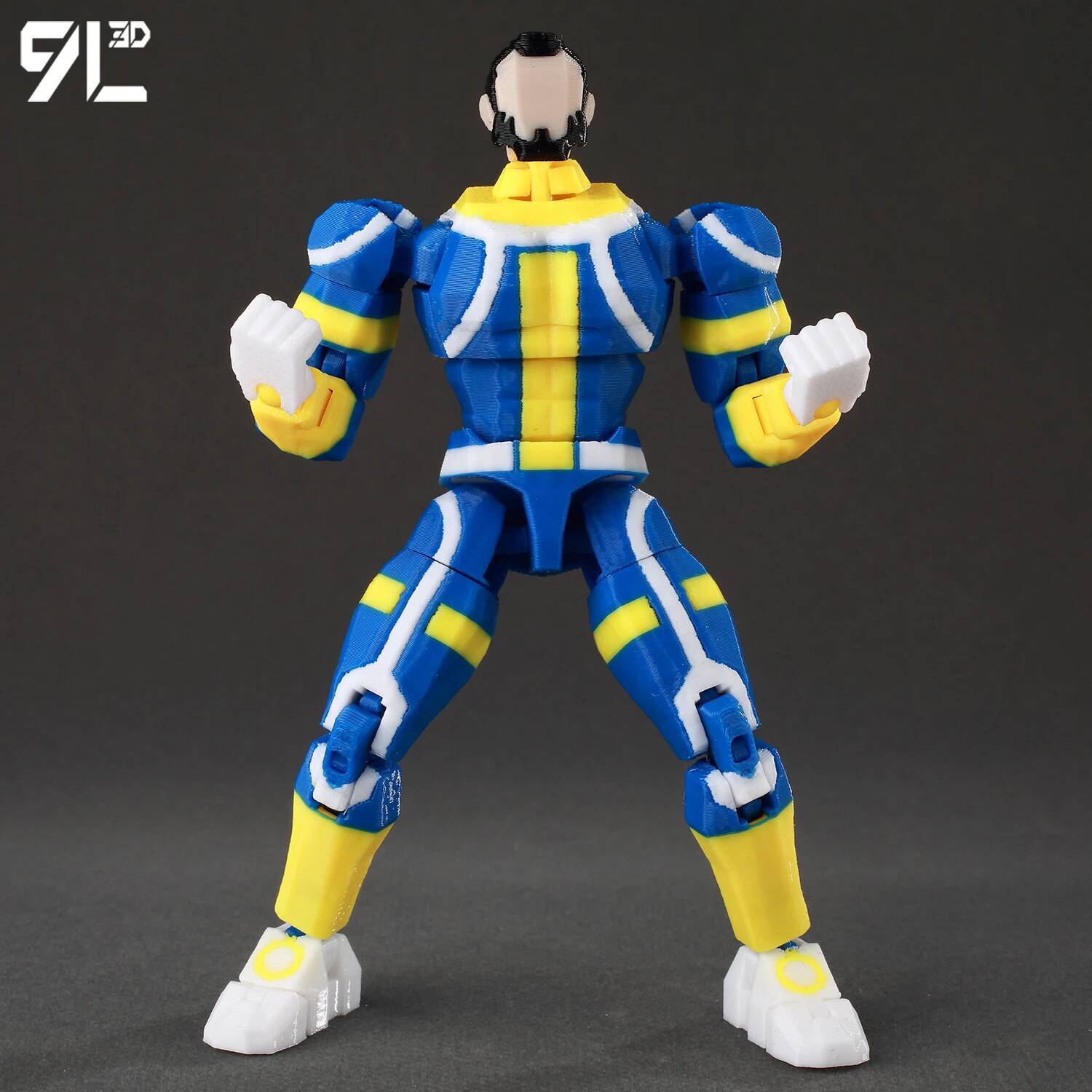 9L3D Lucky 13 Invincible Boy Conquer Omni Action Figure 3D Printed Anime Model Multi-Jointed Poseable Collectible Toy Gift Fan 9L3D Lucky 13 Invincible Boy Conquer Omni Action Figure 3D Printed Anime Model Multi-Jointed Poseable Collectible Toy Gift Fan