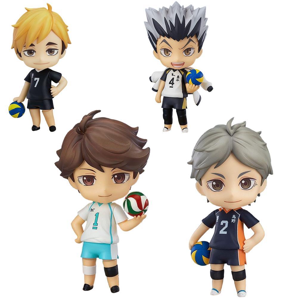 10CM Haikyuu Anime Nishinoya Yuu Hinata Shouyou Figure Suit Animation Model Toys Gifts Collection Decoration Ornaments PVC