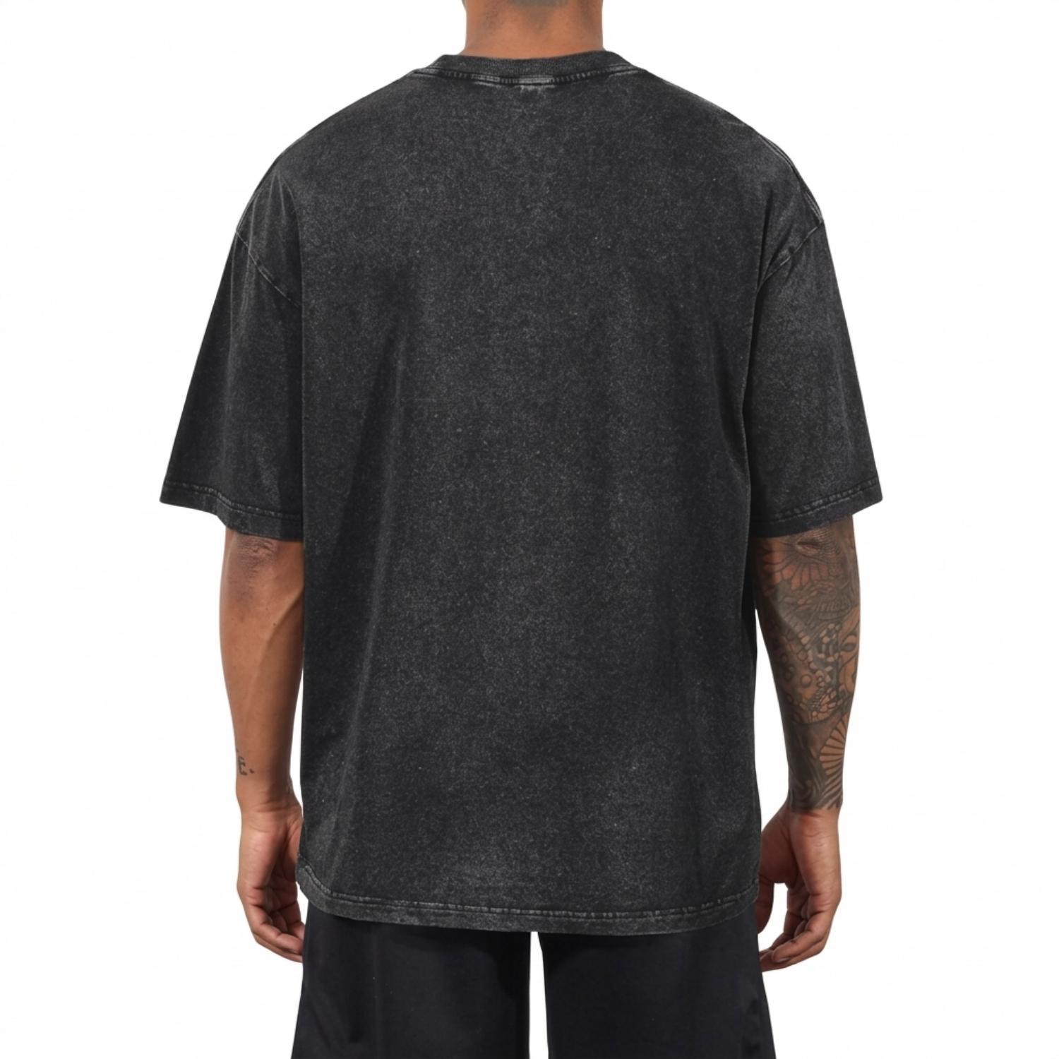 Vintage Washed Anti ICE Magazine Letters Unisex Tee | Cotton Double-Sided Short Sleeve No One Is Illegal On Stolen Land ICE OUT