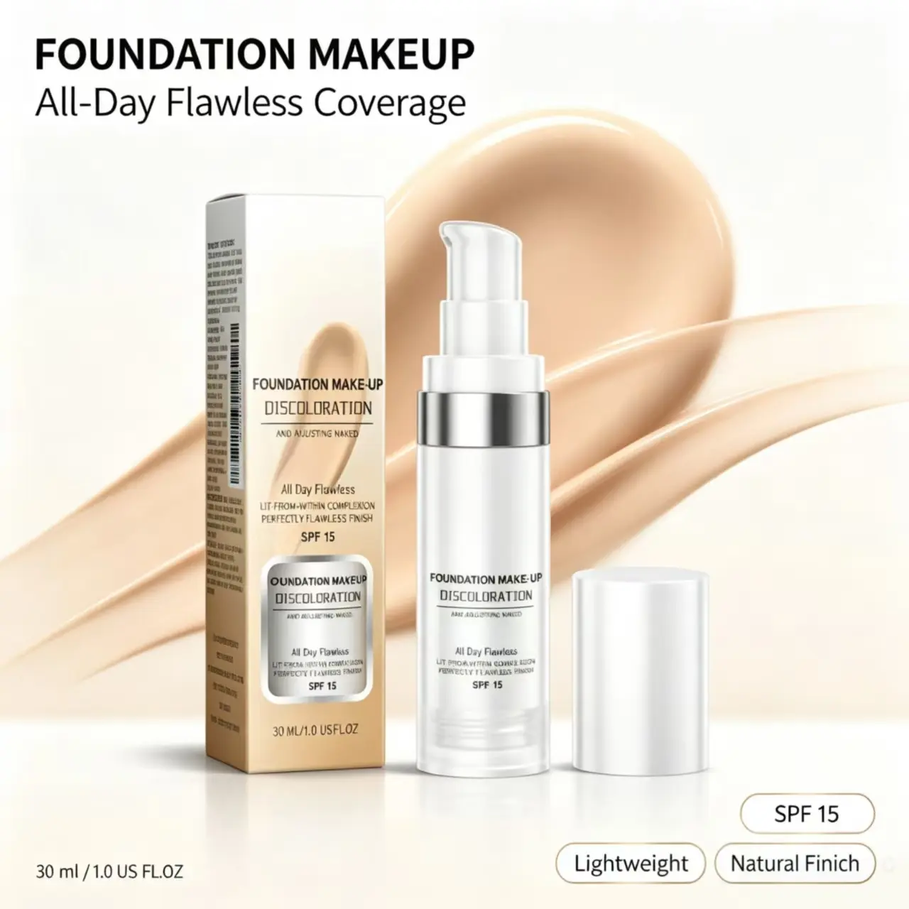 Temperature Color Changing Concealer Foundation, Hydrating Long Lasting, Brighten Skin Tone, Sheer Clear Texture Transfer Resistant Base Makeup,Radiant,Serum,Foundation with SPF 50,freckle,liquid,forever,bloom,water,faux,freckles,tint,olive