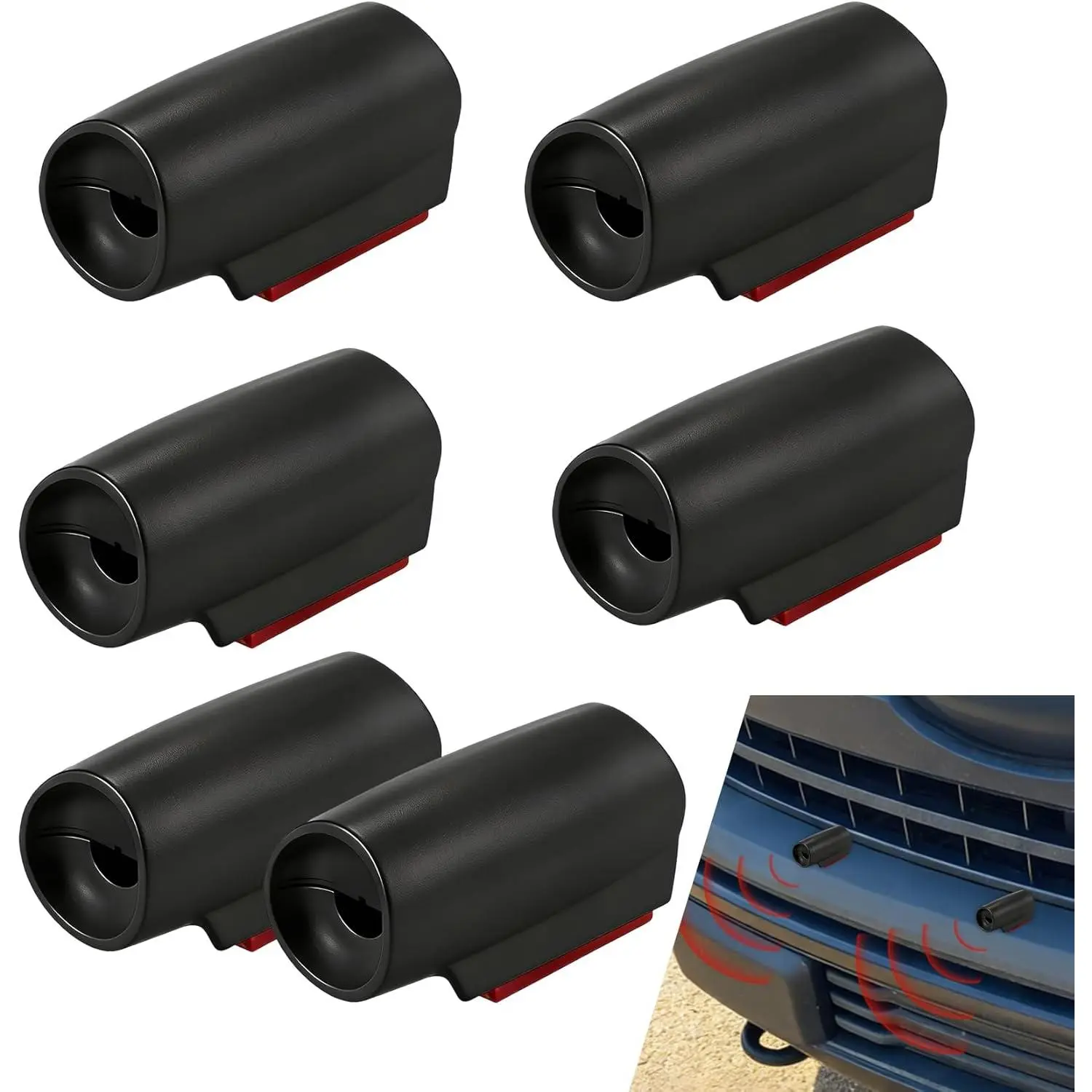 Deer Warning Whistles 6-Pack, High-Frequency Sound Wave Animal Alert Device, Easy-to-Install for Cars, Trucks, Motorcycles, Recreational Vehicles, Ideal for Forests, Mountainous Areas