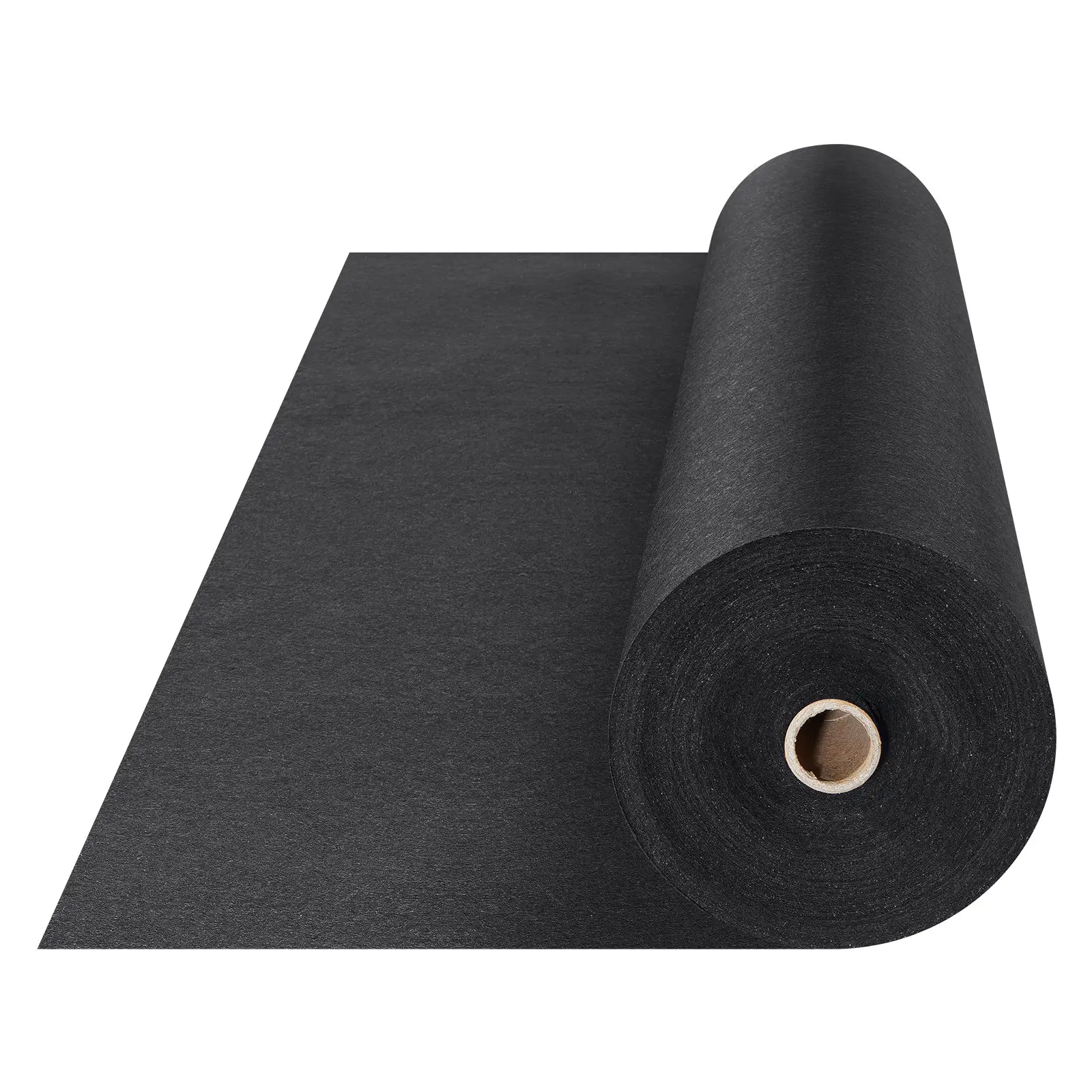 【DealsForYouDays】VEVOR Non Woven Geotextile Fabric Under Gravel, 6x100FT 8OZ Driveway Fabric Landscape Fabric, Heavy Duty Weed Barrier Fabric, Ground Cover Weed Control Fabric, French Drains Drainage Fabric, Black