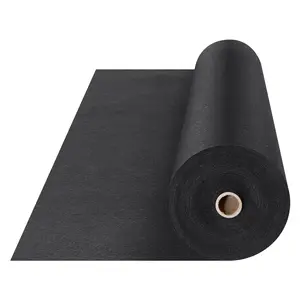 VEVOR Non Woven Geotextile Fabric Under Gravel, 6x50FT 8OZ Driveway Fabric Landscape Fabric, Heavy Duty Weed Barrier Fabric, Ground Cover Weed Control Fabric, French Drains Drainage Fabric, Black