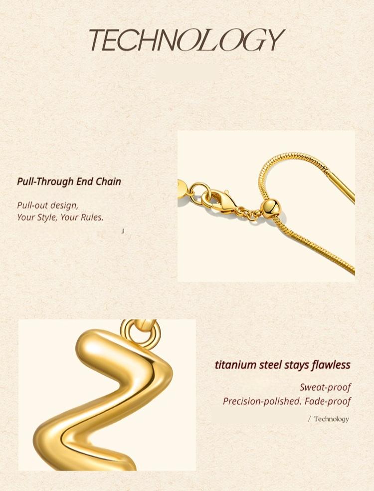 ZEGL Initial Lucky Number Necklace Personalized  Charm  for Women and Men- 18K Gold Plated 46cm Chain with Interchangeable Initials & Numbers Valentine's Day Gift for Her Customizable Fashion Signature