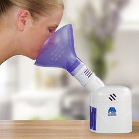 Facial Steamer, Steam Inhaler, FSA Eligible, Vaporizer or Vocal Steamer with Aromatherapy Diffuser and Soft Face Mask for Cleansing, Sinus Pressure, Congestion, Colds and Cough, 25mL