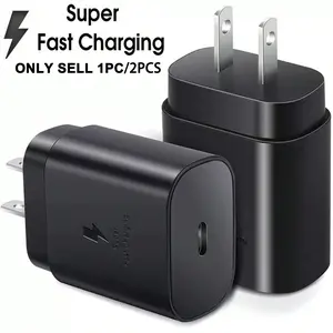 USB C Wall Power Adapter, Cellphone, PD 25W Super Fast Charging USB Charging Port Type C Charger Block Compatible With Samsung Galaxy S25/S24/S23/S22/S21/S20 Ultra/Plus/S20FE/Note 20 Ultra, iPhone17/15/14/13/12/Pro/Pro Max/Plus Fast Charging